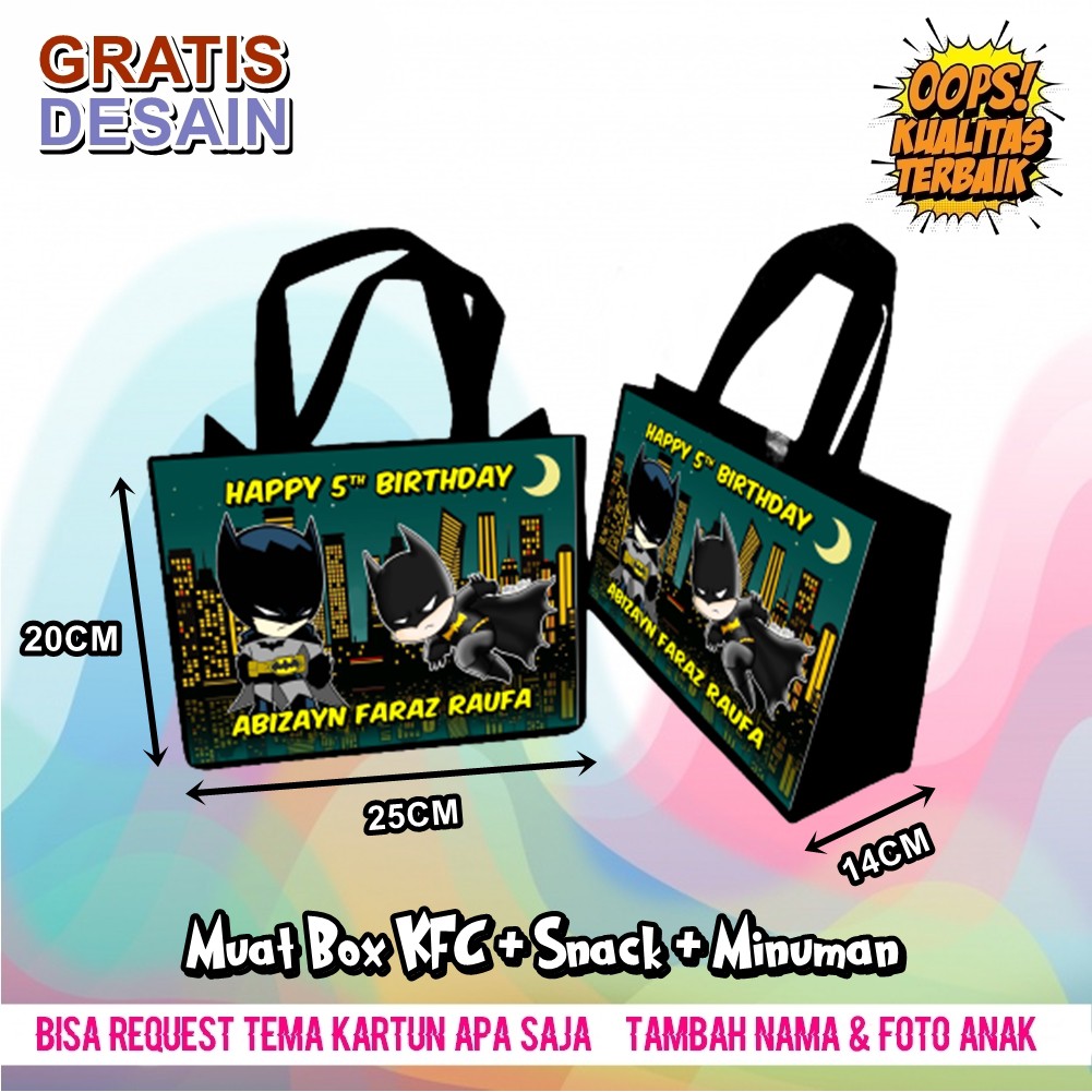 

PROMO TAS ULTAH ANAK / SOUVENIR CUSTOM