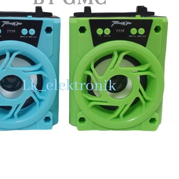 ➯ Speaker Bluetoot Portable Teckyo 777F / 777E Radio MP3 Musik Box BY GMC / Speker Blutut ♟