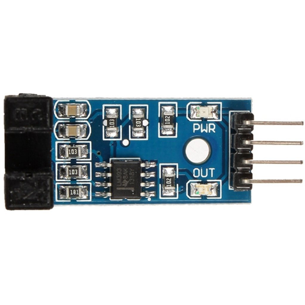 Slot Type IR Motor Count Counter Tacho Sensor Optocoupler Speed Kecepatan Module LM393 For Arduino