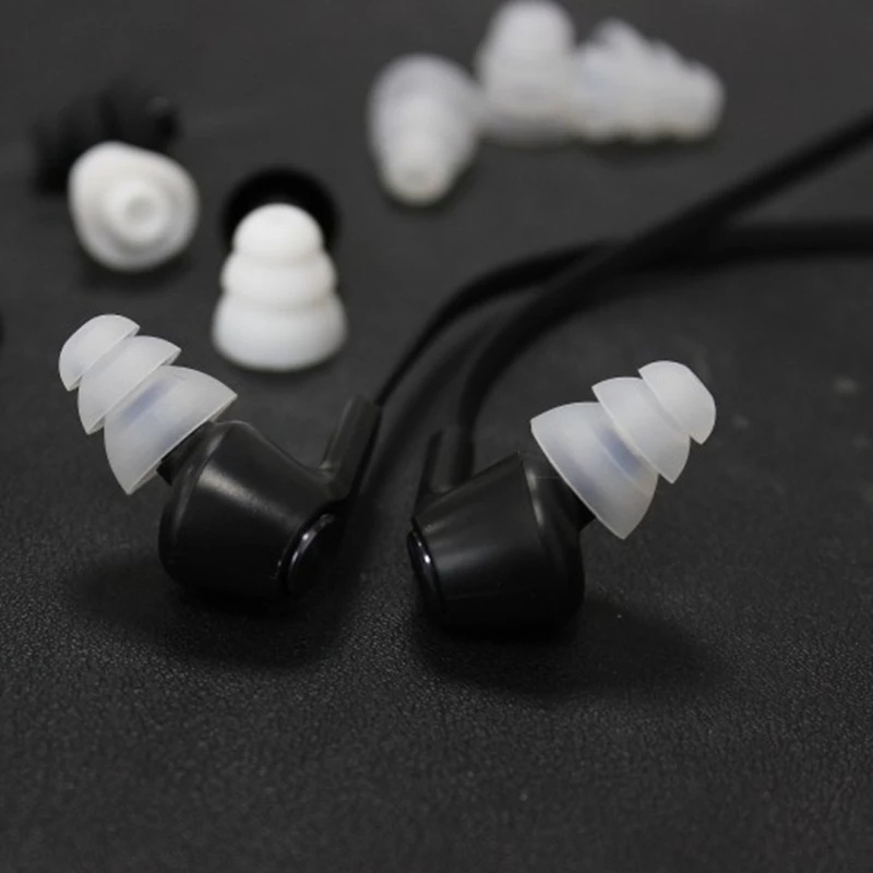 [Harga Grosir]1 Pasang Cover Earbuds Earphone In-Ear Universal Bahan Silikon Anti Slip Tahan Lama/Hot Sale