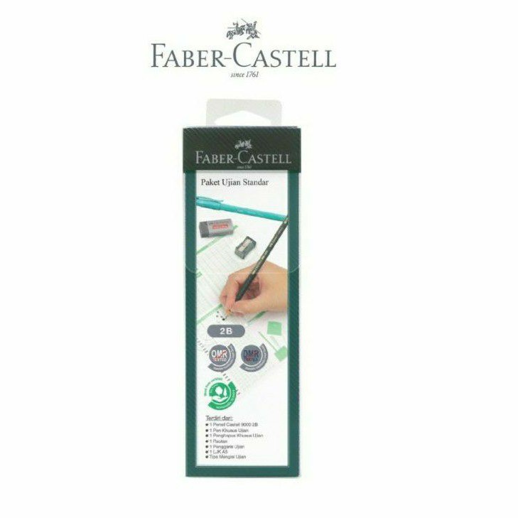 

Paket Ujian Faber Castell Exam Set Standard EBTA SPMB Paket Alat Tulis