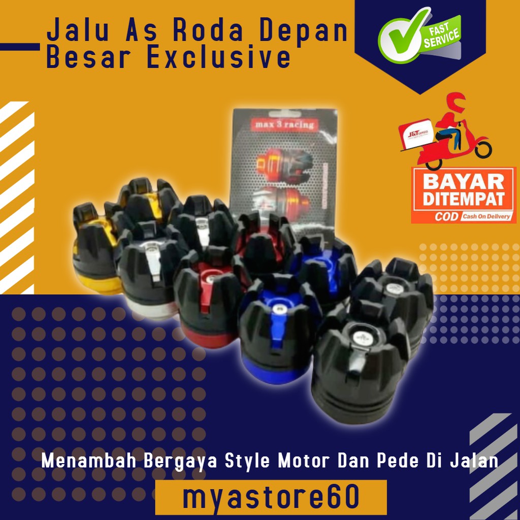 Jalu As Roda Depan Besar / Bandul Roda Depan Exclusive