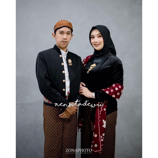 Baju Prewedding (Jawa - Solo) / Baju Couple / Baju Adat - Motif Truntum Garuda