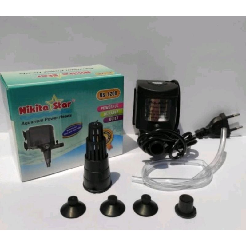 Mesin pompa Aquarium Nikita star NS 1200 Pompa Celup NS 1200