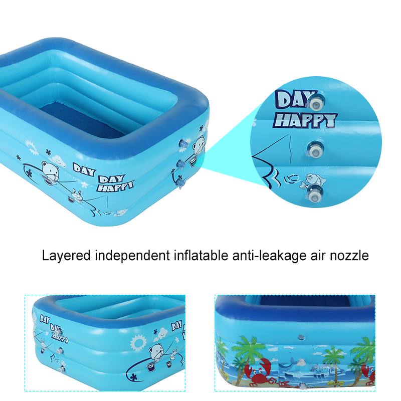 {Hadiah gratis}200CM/180CM Kolam Renang Anak Luar Outdoor  bawah gelembung/Swimming Pool