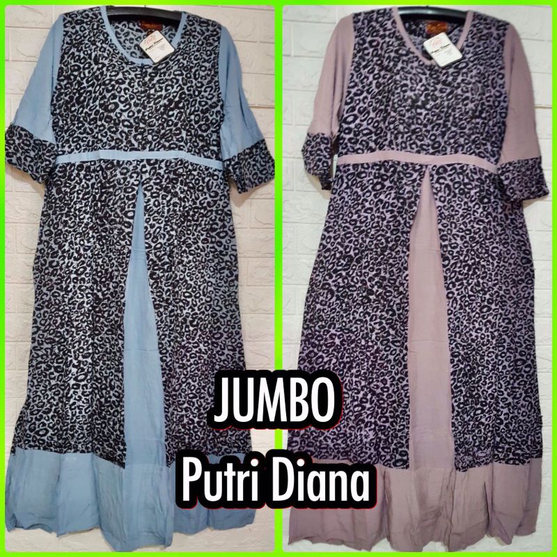 Daster Jumbo Putri Diana model rempel