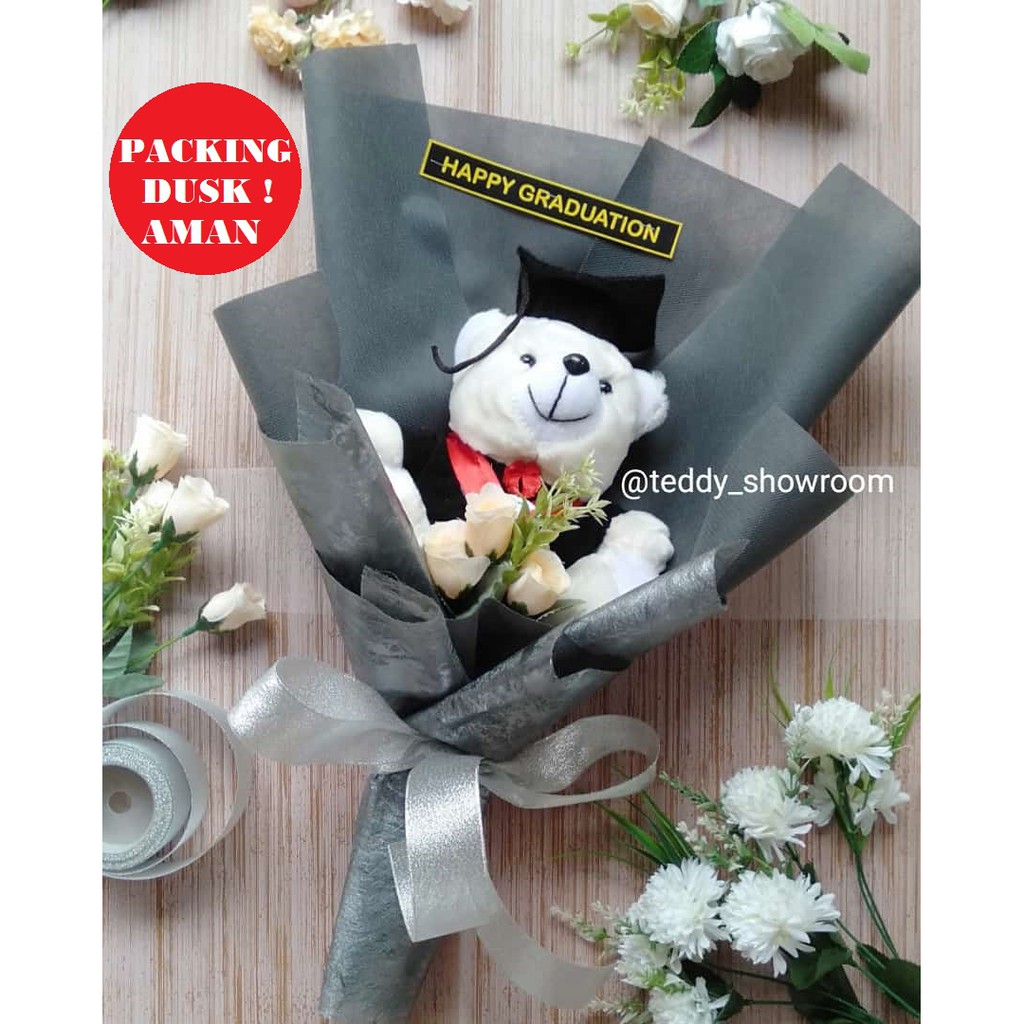 BIG PROMO / Buket Boneka Wisuda BESAR / Buket Toga Wisuda / Buket anniversary / Buket Ultah