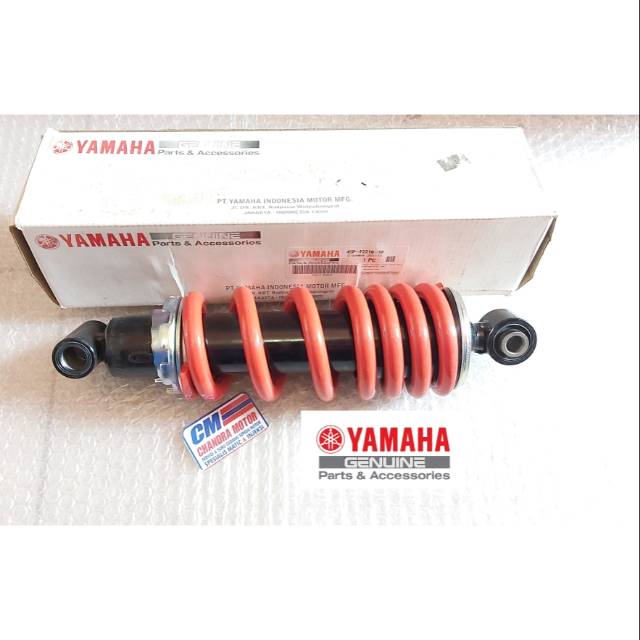 Skok Shockbreaker Belakang Yamaha BYSON Warna Merah Asli YAMAHA 45P-F2210-10