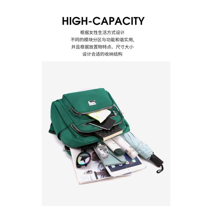 ORIGINAL Tas Ransel Chibao Wanita IMPORT KOREA Super Tebal Anti Air Elegan Design Terbaru