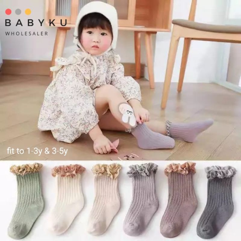 Kaos kaki bayi renda rajut / kaos kaki bayi perempuan