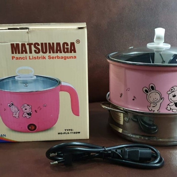 Matsunaga Electric Pot Steamer Cooker. Panci Listrik Serbaguna