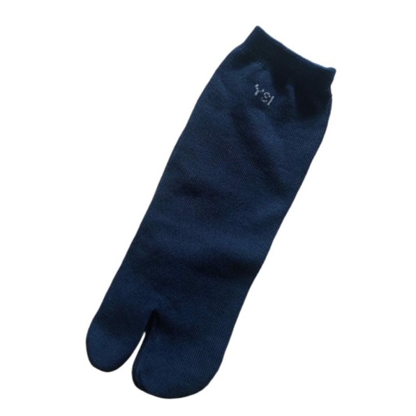 Kaos kaki pendek jempol semata kaki-Navy logo ysi