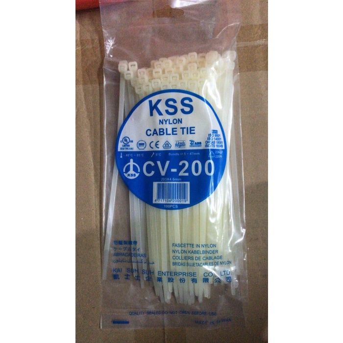 Kabel ties 20cm x 4.6 merk kss/GME 018