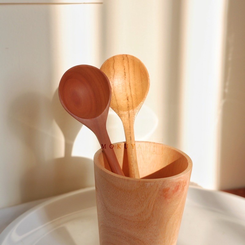 Sendok Sup Kayu. Wooden Soup Spoon | Shopee Indonesia