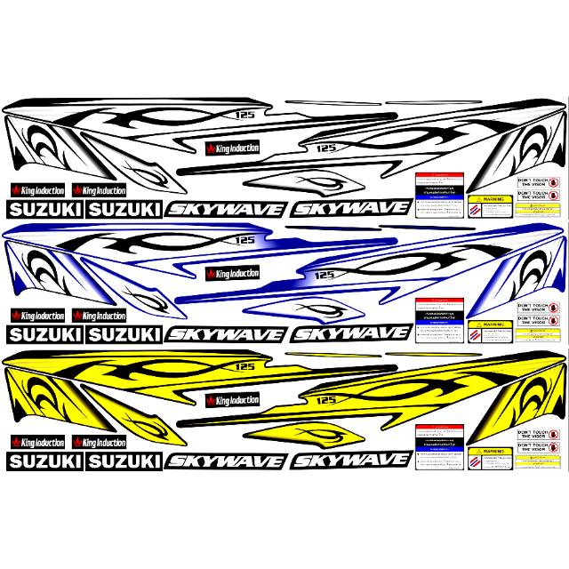 STRIPING SUZUKI SKYWAVE VERSI HAYATE VIETNAM LIMITED