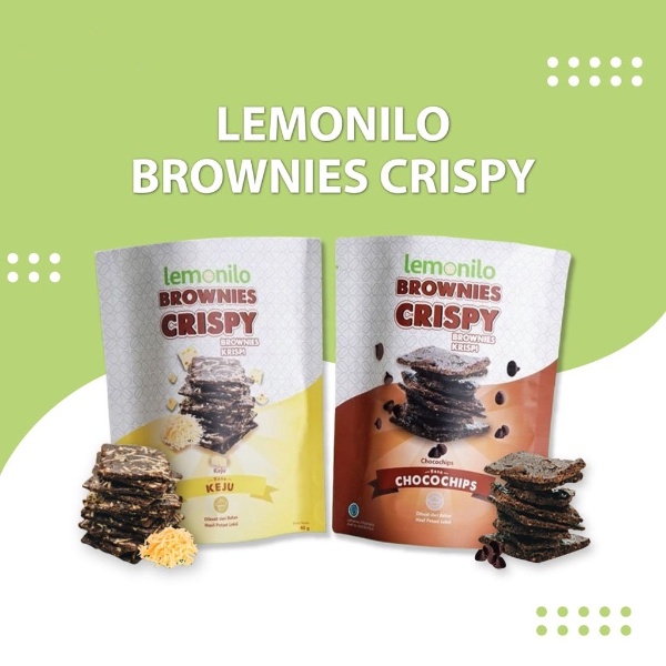 Jual Lemonilo Brownies Crispy Gr Gram Rasa Chocochips Keju Cheese Chocolate Cokelat Coklat