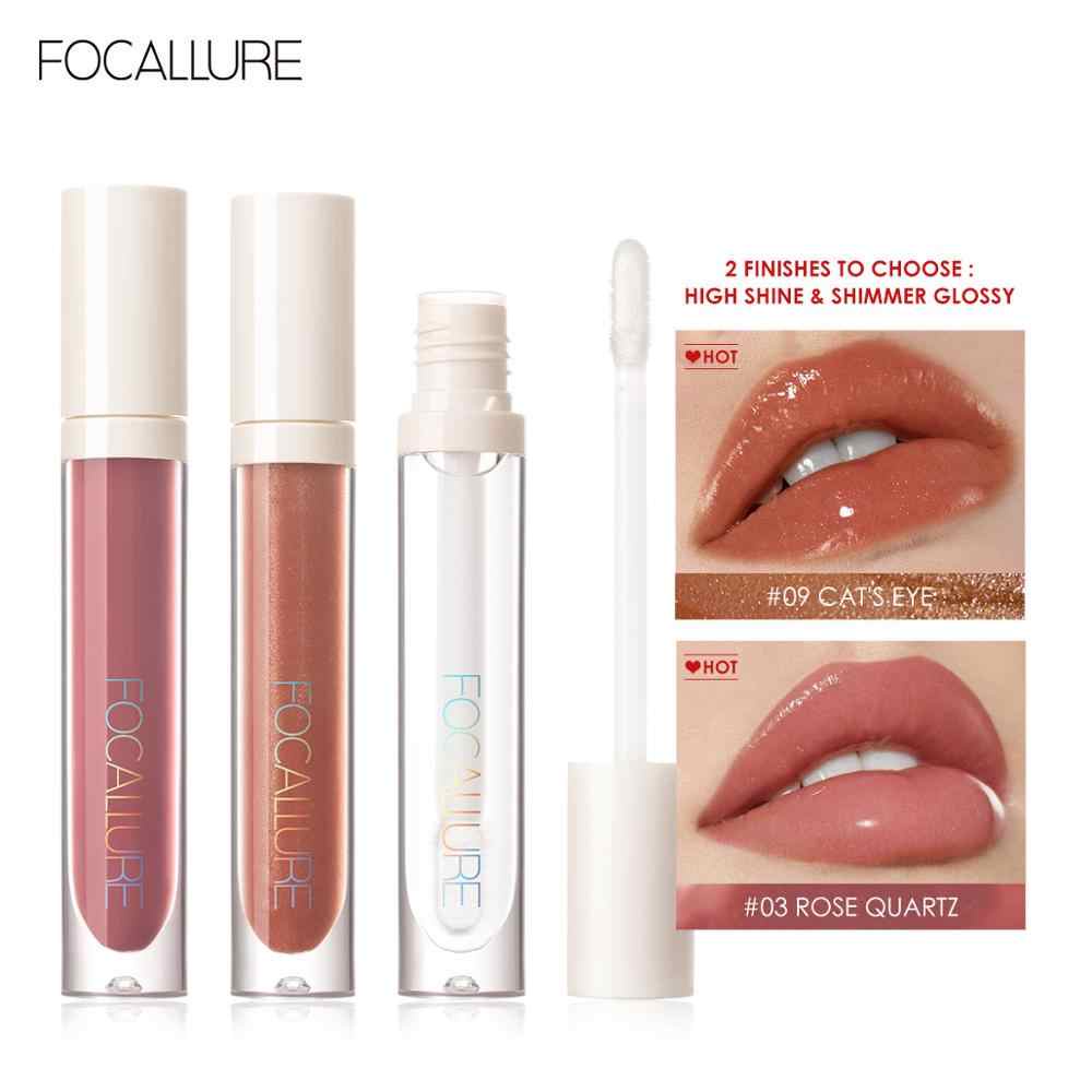 ❤ MEMEY ❤ FOCALLURE Plump High Shine Lip Glow FA153 ✔️BPOM Lip Gloss