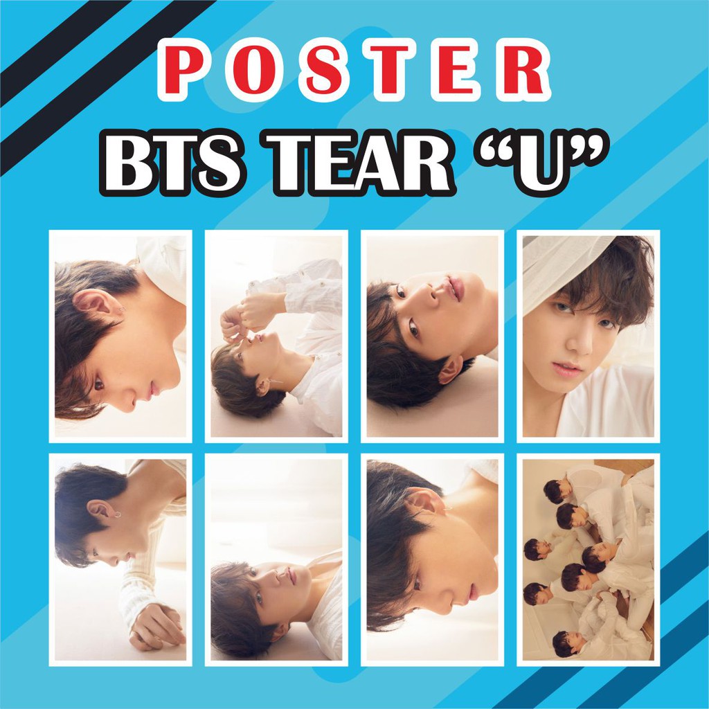 Poster BTS TEAR U - Jungkook V Jimin Jin Suga Rm Jhope