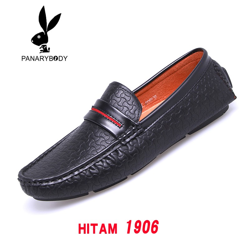 Sepatu Casual Pria Slip on Santai Antislip Original Branded Sepatu Cowok Formal Kerja Kantor Keren Pantofel