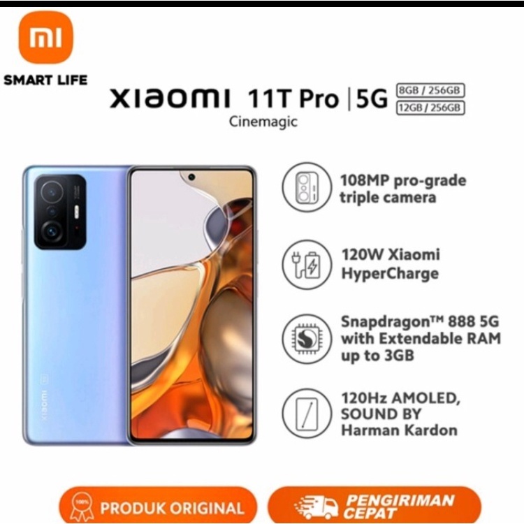 XIAOMI MI 11 T PRO 5G 12/256 8/256 GARANSI RESMI