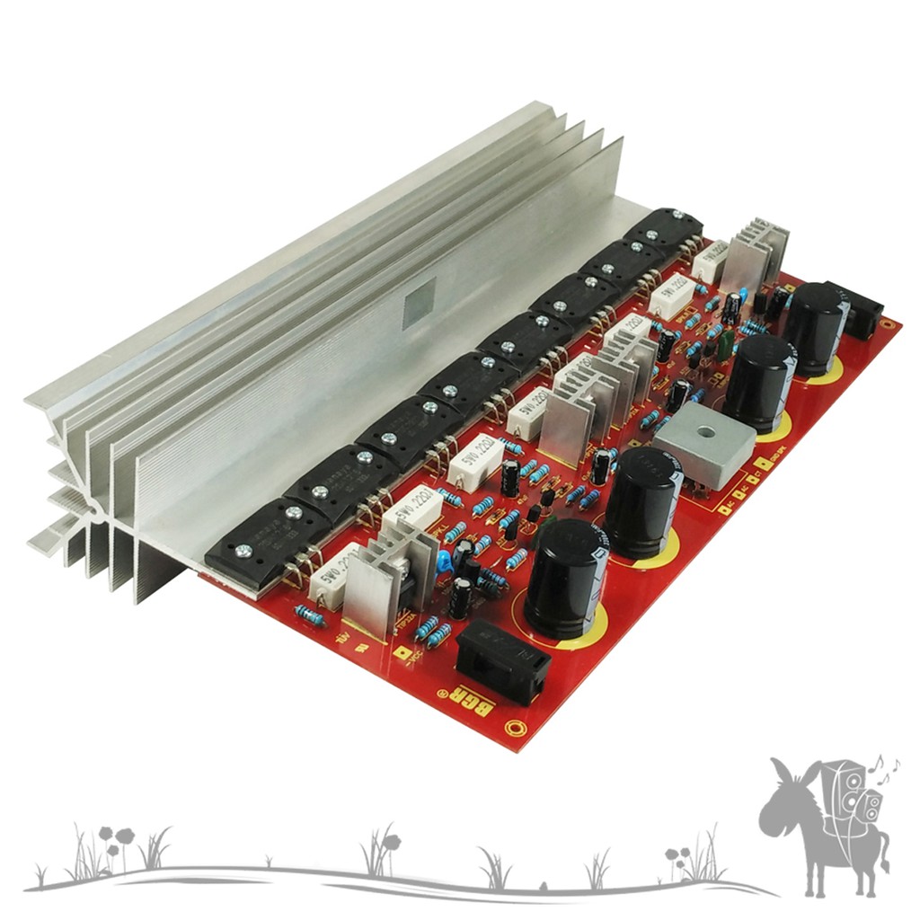 TERSEDIA KIT POWER AMPLIFIER BAJA 1000W STEREO BELL BGR **