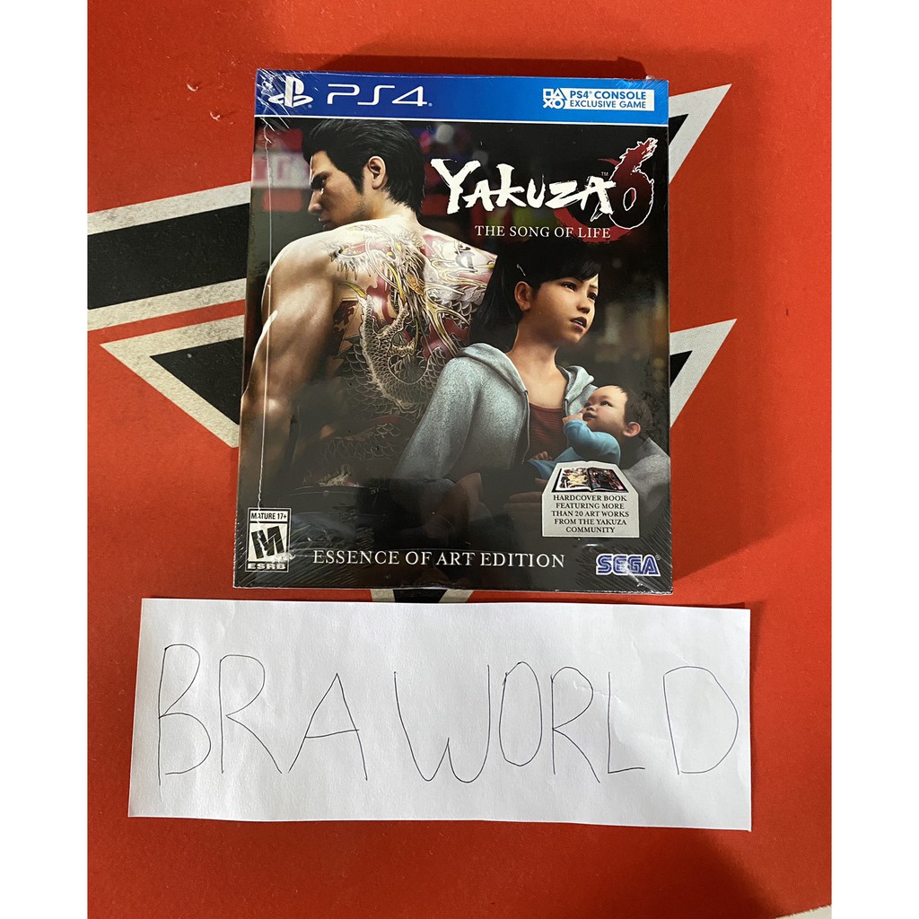 BARU & SEGEL - PS4 GAME Yakuza 6 The Song Of Life - ESSENCE OF ART EDITION (Include Hardcover Book)