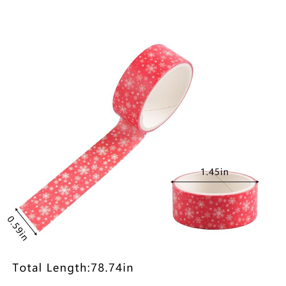 Nanas 24 Pcs/set Washi Tape Kualitas Tinggi Merry Christmas Gadis Hati Kecil Segar Kreatif Alat Tulis INS DIY Bahan