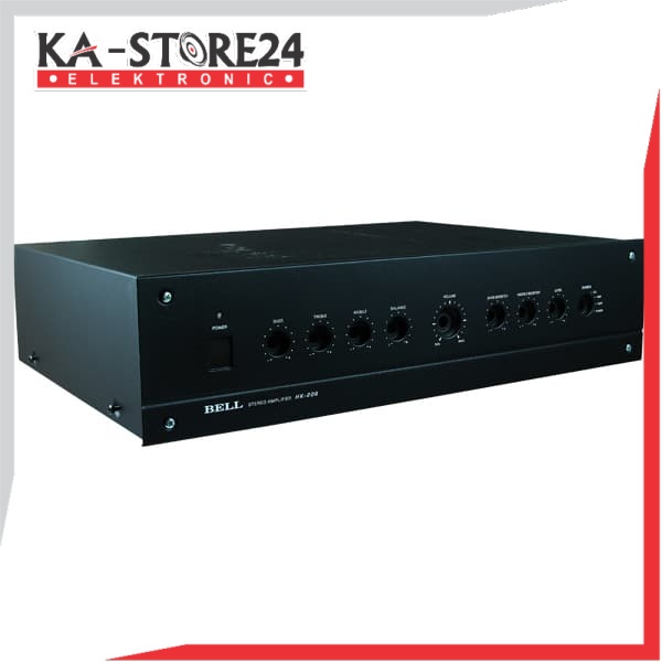 BOX BELL HK206 - Box Power Amplifier -  Crossover - Equalizer - Mixer dll