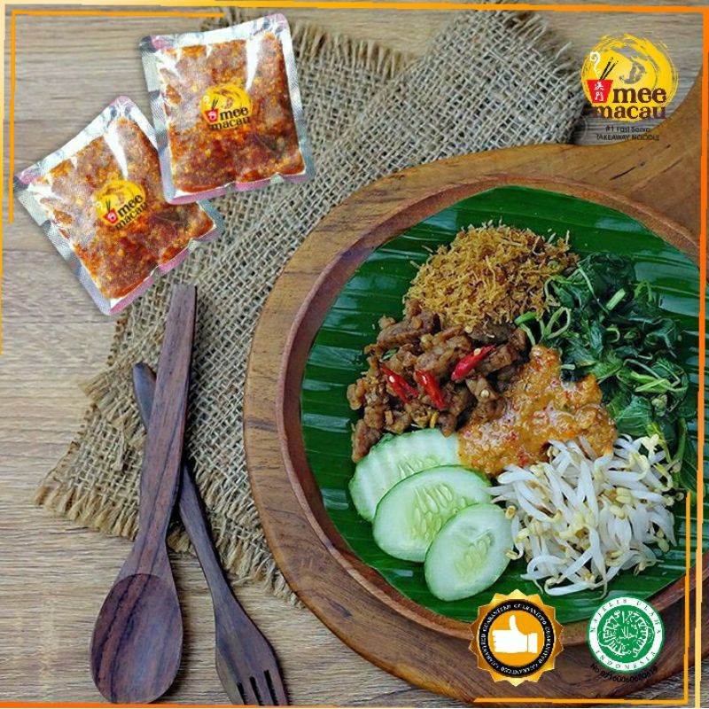 Bumbu Pecel Sachet | Sambal Nasi Pecel Bumbu Halal MUI | 40 Gram 5 Porsi