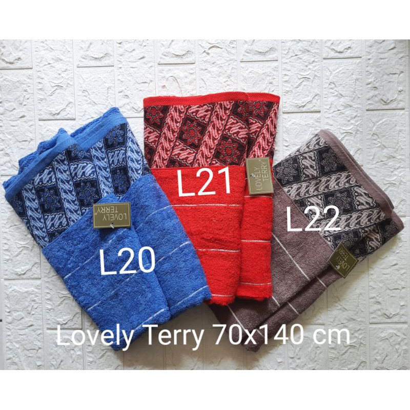 Handuk Katun Lovely Terry 70x140 Cm