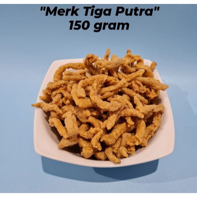 

Kripik Usus Ayam 150gram / Keripik Usus Ayam 150 gram / Kripik Jajanan Camilan Gurih Renyah