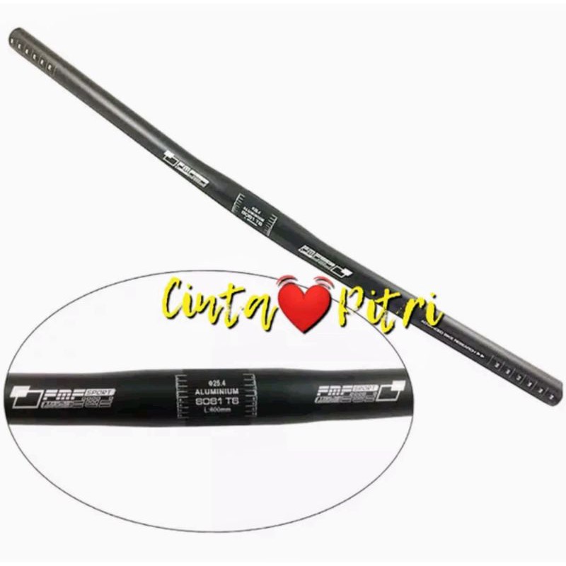 HANDLEBAR FMF FLATBAR 25.4 MM 600 MM ALLOY STANG SEPEDA LIPAT MTB BMX DLL