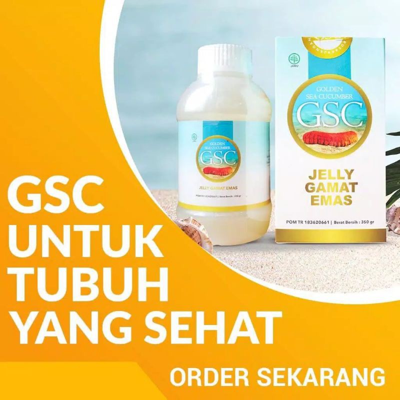 Jelly Gamat Emas GSC Premium (350 ml) Asli