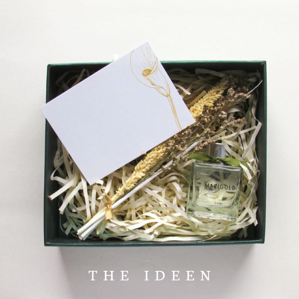 THE IDEEN - 014 HAMPERS DIFFUSER FREE KARTU UCAPAN | GIFT SET HARD BOX PREMIUM AESTHETIC | KADO WISUDA GRADUATION ANNIVERSARY PERNIKAHAN ULANG TAHUN CEWEK COWOK | BINGKISAN PARSEL SOUVENIR HADIAH WEDDING NATAL LEBARAN IDUL FITRI IMLEK