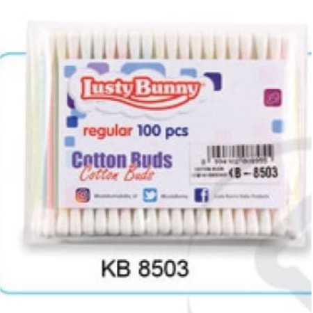 Lusty Bunny Cotton Buds Baby (Refill) isi 100s Extra Fine KB-8504 / Regular KB-8503 cotton buds Korekan kuping anak