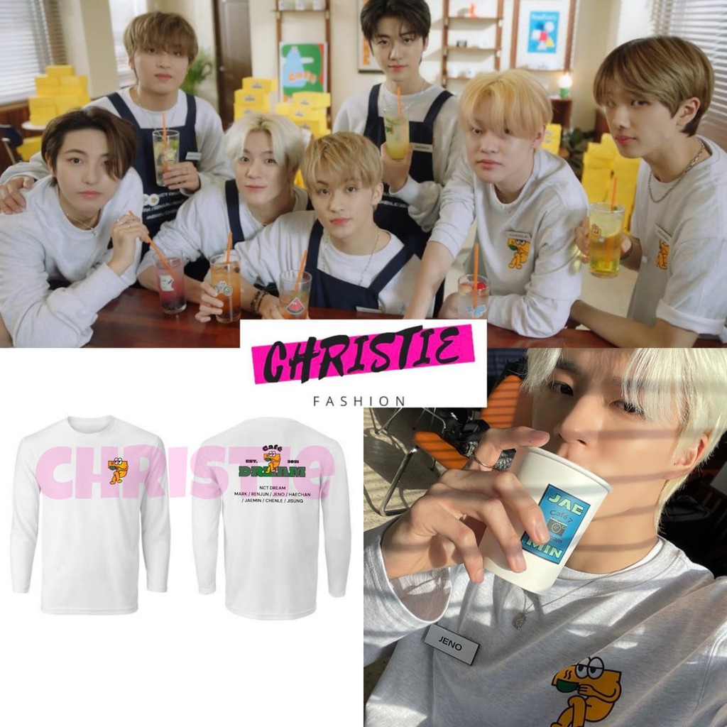 [COD] KAOS LENGAN PANJANG 7 DREAM CAFE NCT DREAM S-XXL / LONG SLEEVE T-SHIRT KPOP MARK JAEMIN RENJUN