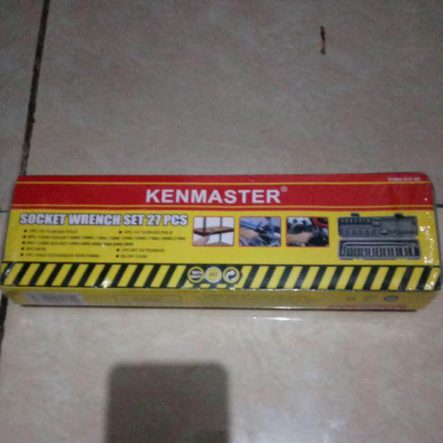 Kunci Sok Set Kenmaster 27 Pcs Socket Wrench Kenmaster 27pcs
