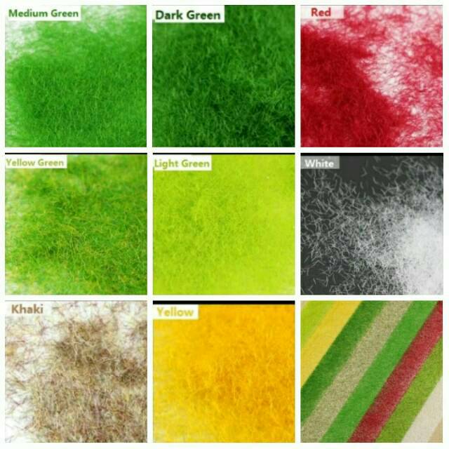 Grass Powder Serbuk Rumput Palsu Bahan Maket Arsitek Bahan Miniature Interior Perlengkapan Craft Shopee Indonesia