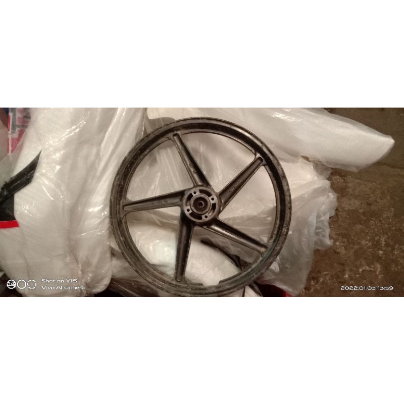 velg roda racing depan R 17 suzuki smash shogun original copotan motor