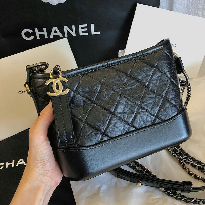 BAG CHANEL GABRIELLE LAMBSKIN ORI LEATHER MIRROR QUALITY