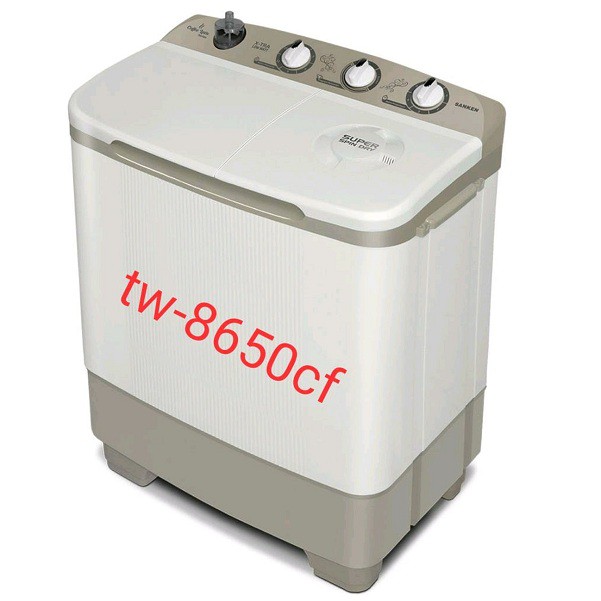PROMO MESIN CUCI 2 TABUNG SANKEN 7KG TW-8650CF