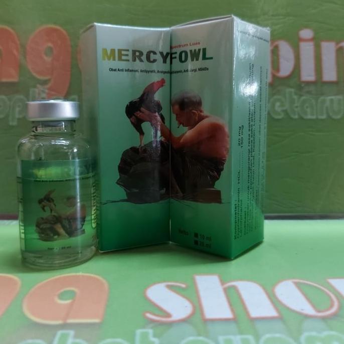 mercyfowl obat ayam suntik sakit tetelo saraf lumpuh aratan bengkak