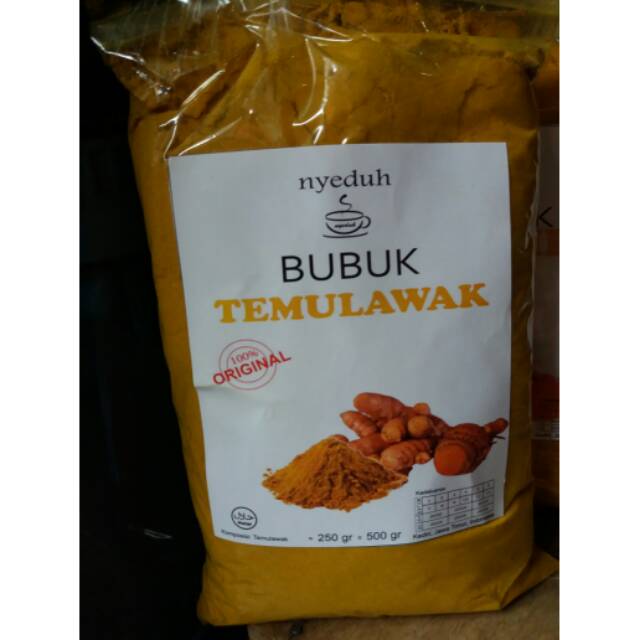 

Bubuk temulawak murni 500 gram / rempah original /curcuma