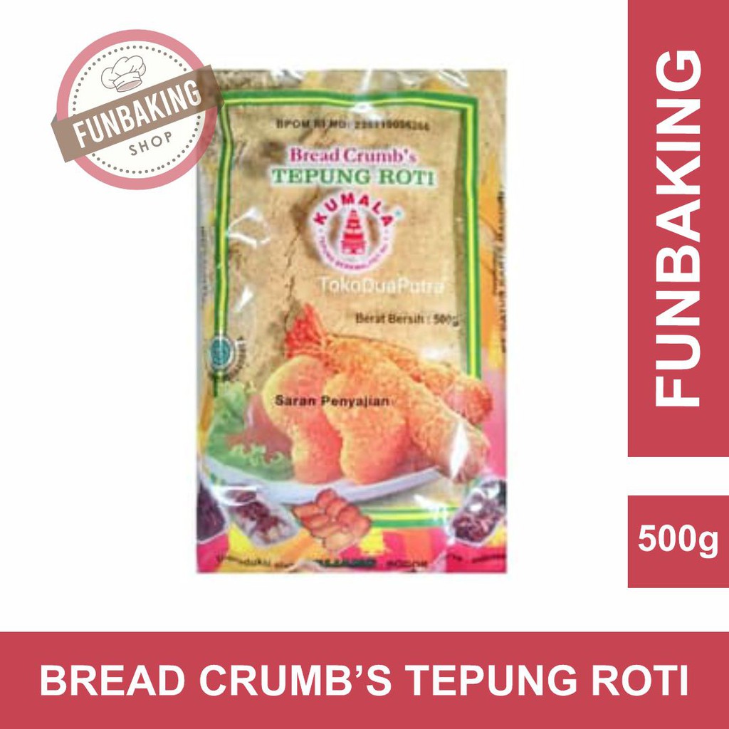 

[MAREM] FUNBAKING - TEPUNG ROTI KUMALA / TEPUNG PANIR / BREAD CRUMB 500 GR