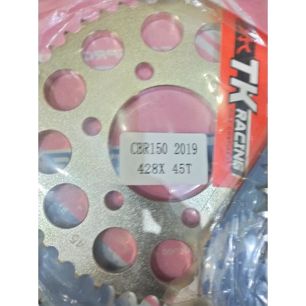 TK SSS GEAR GER BELAKANG 415 428 CBR150R CBR150 2019 2020 2021 6 HOLE LUBANG