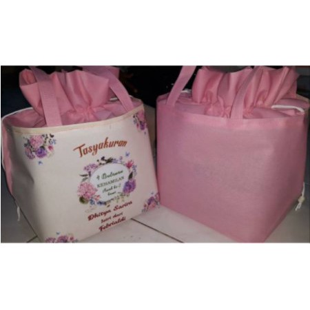 

kembangjoyoofficial Tas goodiebag tasyakuran kehamilan/tas ulang tahun/tas aqiqah kualitas bagus