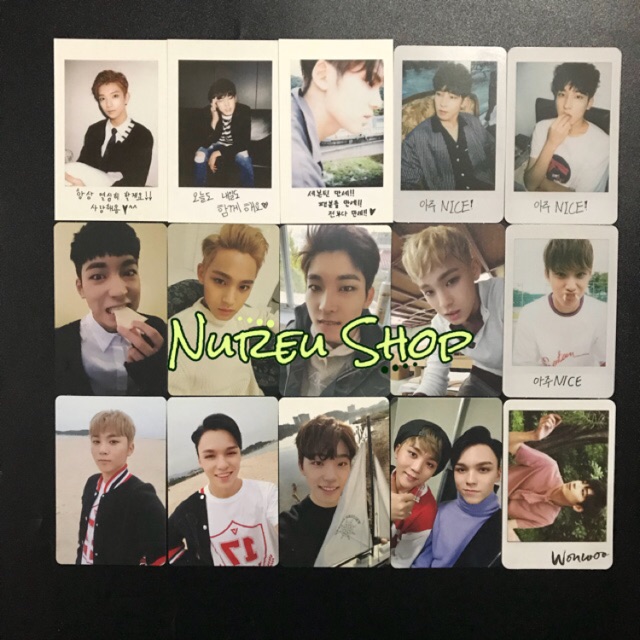 Seventeen - Boys Be, Very Nice, Going, Al1 [Photocard: Joshua Wonwoo Mingyu Seungkwan Vernon Dino]
