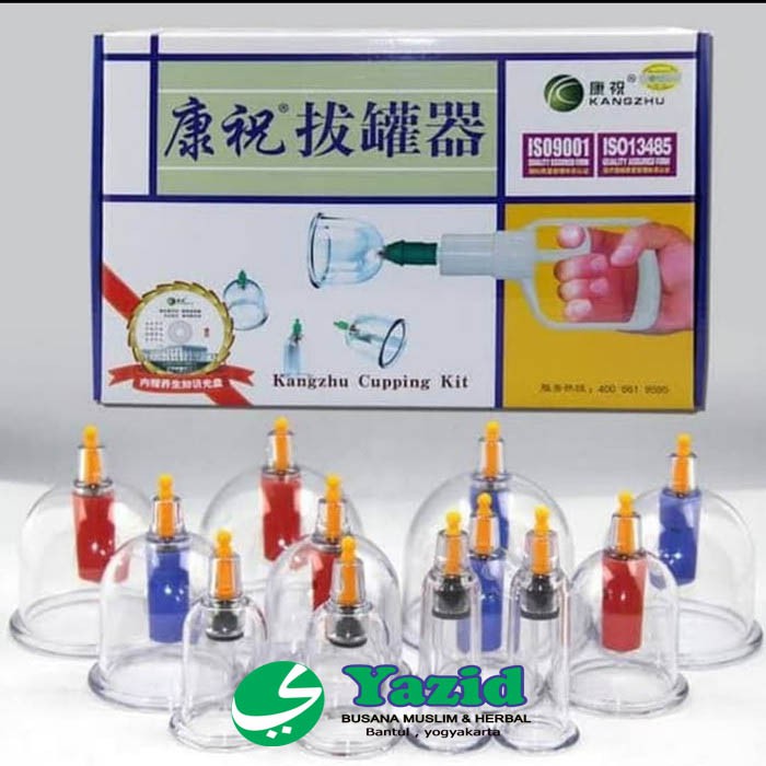 Kangzhu isi 12 / Alat bekam kangzhu original / kop angin kangzhu 12