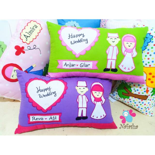 

Kado Wedding / Kado Nikah / Bantal Wedding