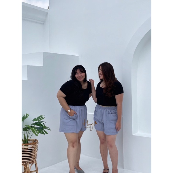 Yuzu Linen Pants Premium ( Celana Pendek Jumbo / Celana Pendek BigSize / Celana Pendek Premium / Celana Pendek Reguler Size / Celana Pendek Basic )